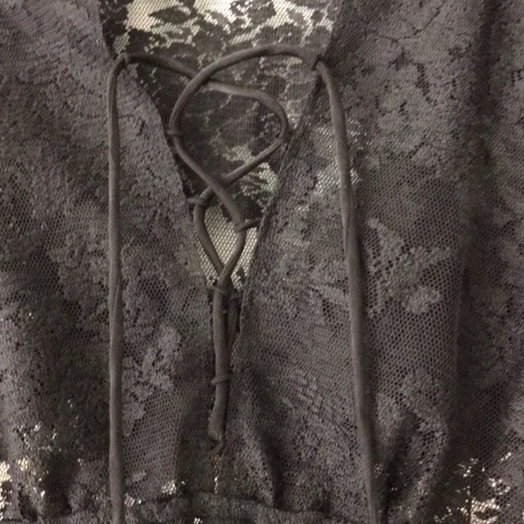 Rat And Boa black lace playsuit NWOT - Picture 8 of 11